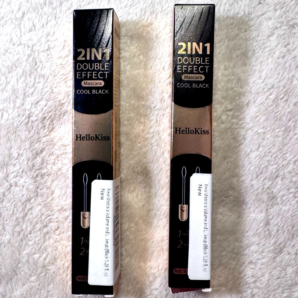 Lot Of 2 Mascara Black Volume and Length 2 in 1  Mascara Liquid Lash Extensions